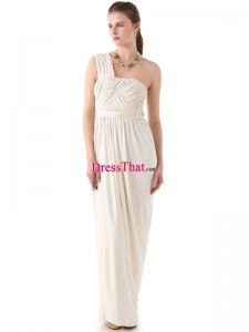 Elegant_Affordable_Simple_One_Shoulder_Ruched_Ivory_Long_Chiffon_Bridesmaid_Dresses-1_under_100_BD-50486_1