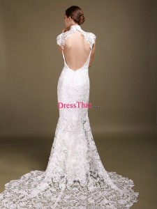Generous_Best_Selling_High_Neckline_Mermaid_Chapel_Train_Affordable_Lace_Wedding_Dresses_Under_250_WD-4796-4