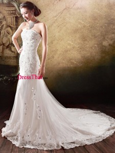 New_Arrival_2013_Glamorous_Princess_Strapless_Beaded_Lace_Brush_Train_Wedding_Dress-1_WD-50332_1