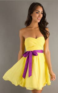 hot_selling_a-line_sweetheart_ruched_fuchsia_ribbon_decorated_chiffon_yellow_cheap_homecoming_dresses_2