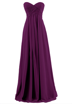 Sweetheart US12 Beading Royal Blue Chiffon Prom Dress