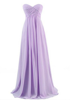 Royal Blue Chiffon Prom Dress