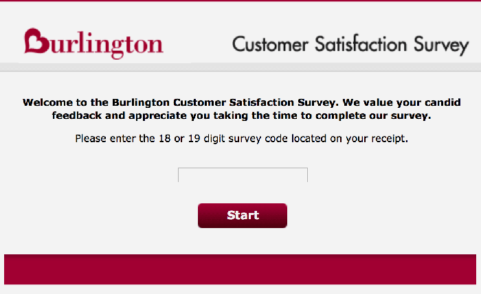 Burlington Customer Satisfaction Survey