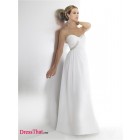 Simple Princess Sweetheart Long Floor-length Chiffon Wedding Dress Under 200 WD-9223