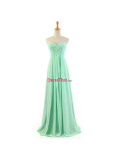 Gorgeous Sheath/Column Sweetheart  Chiffon Bridesmaid Dresses BD-80060