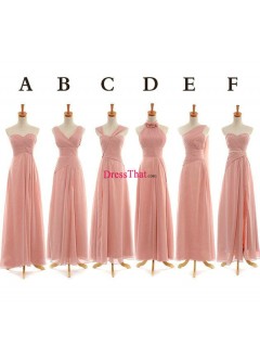 Gorgeous Sheath/Column Sweetheart  Chiffon Bridesmaid Dresses BD-80063