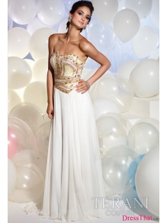 2013 Sexy Stunning Shinning Princess Strapless Rhinestones Beading Long Chiffon 2013 Prom Dress PD-9006