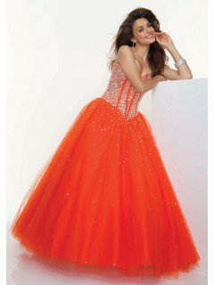 Affordable Princess Sweetheart Beading Long Prom Dress Under 200 PD-9028