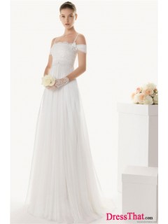 Gorgeous A-Line Off the Shoulder Sleeveless Ruffles Empire Satin wedding Homecoming dress WD-9282