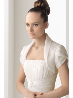 Simple And Modern White Organza Wrap WW-667