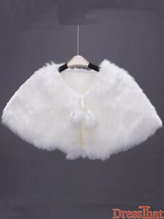 White Gorgeous Warm Wedding Wraps WW-8016