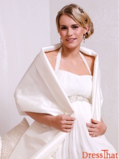 Maternity Long White Bridal Wrap WW-8021