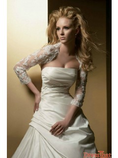 Elegant Affordable 3/4 Sleeves Lace Weddding Wraps WW-8042